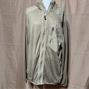 Exofficio Men's Light Tan Hooded Jacket